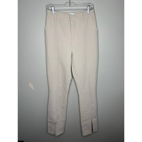Abercrombie & Fitch Split Hem Flare Trouser Womens Workwear Pants Size 6/28 - Picture 6 of 8